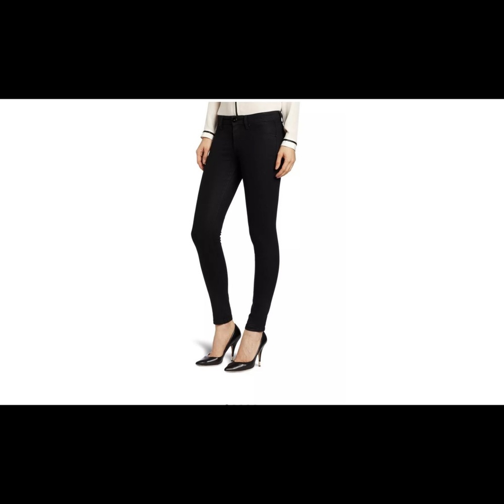 New! DL1961  Emma  lamb leather suede front leggings size 26